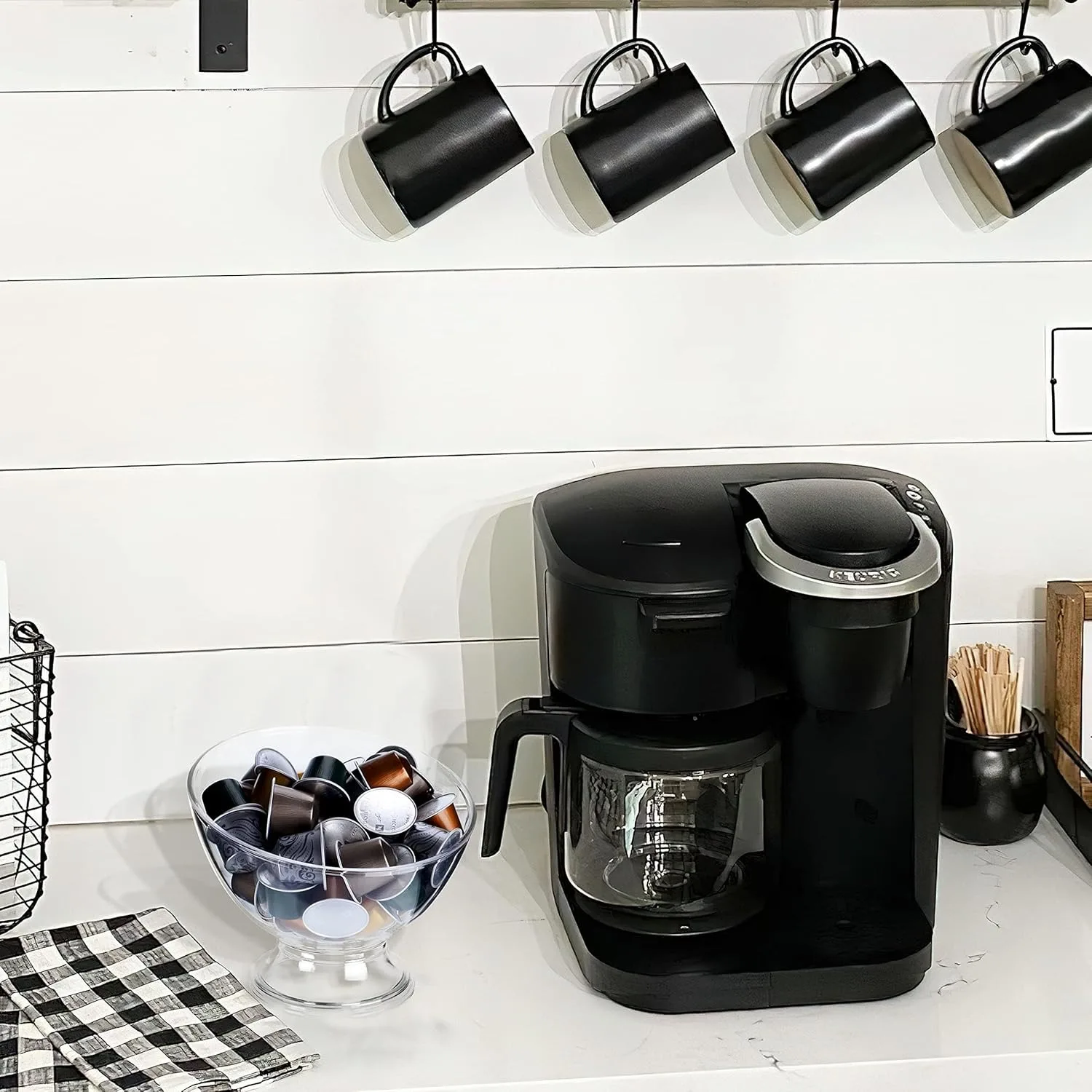 

Coffee Capsule Holder for Capsule Holder Transparent for K Cup Bar Tabletop Storage Creativity Coffeeware Salad Bowl,salad Bowl