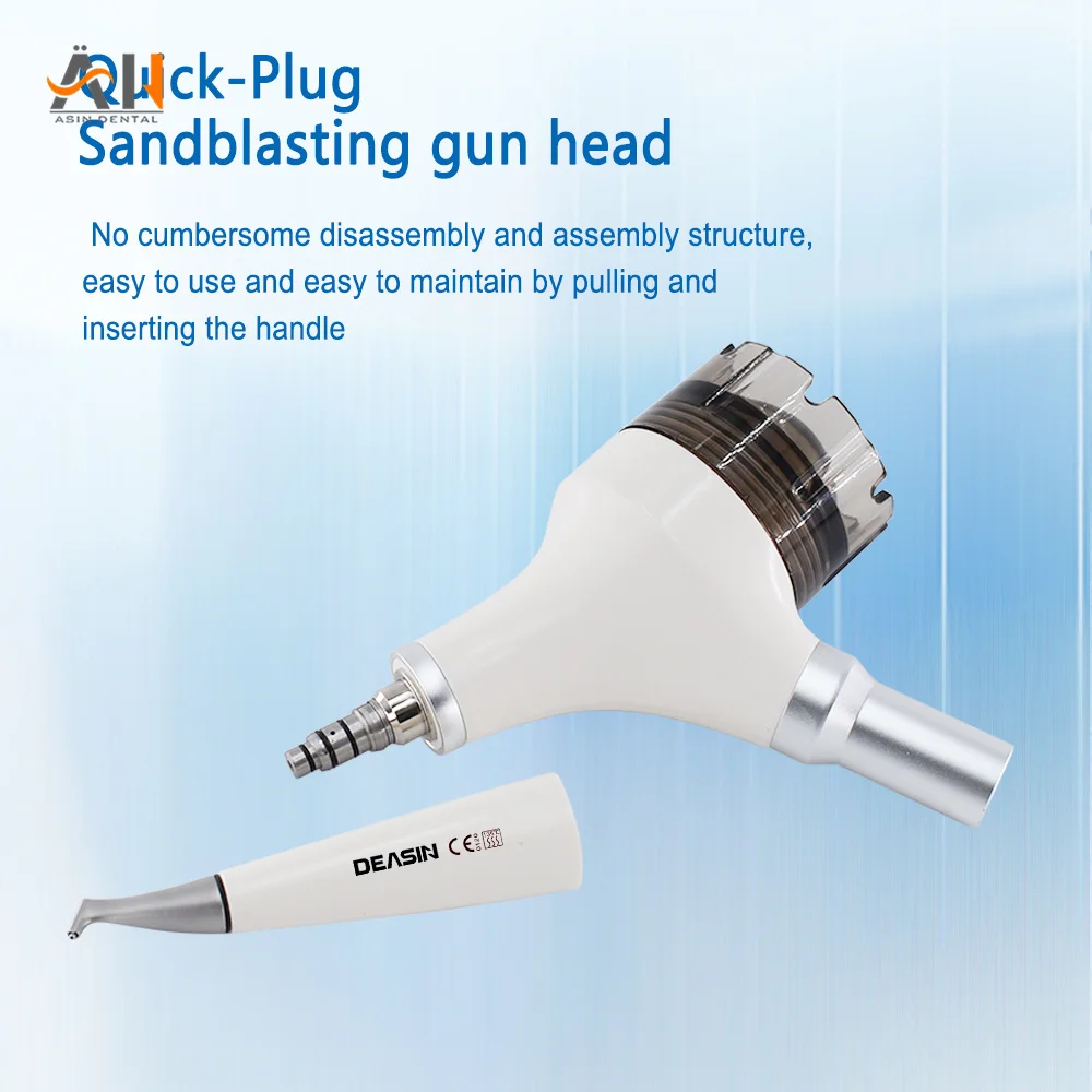 

Dental Air Prophy Unit Teeth Whitening Spray Polisher Jet Air Flow Sandblasting Air Jet 4Hole KAVO coupling Teeth Polishing Tool