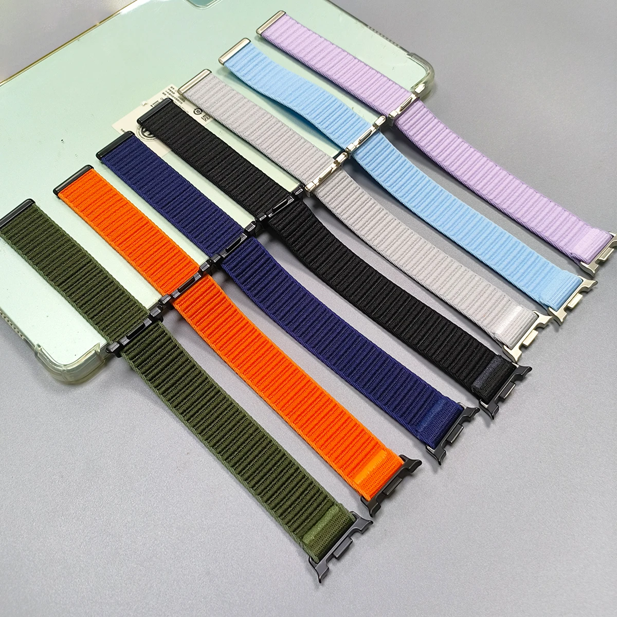 Ремешок для часов Samsung Galaxy Watch 8, 40/44 мм, нейлоновый ремешок с петлей, классический 46 мм, дышащий ремешок для часов для аксессуаров Samsung