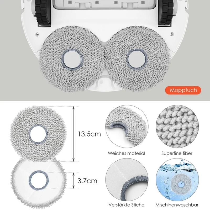 Aspirador Essencial Acessórios para Dreame, Mop Pads, Sacos de Pó, Escovas, Filtros, L10s Ultra, L10