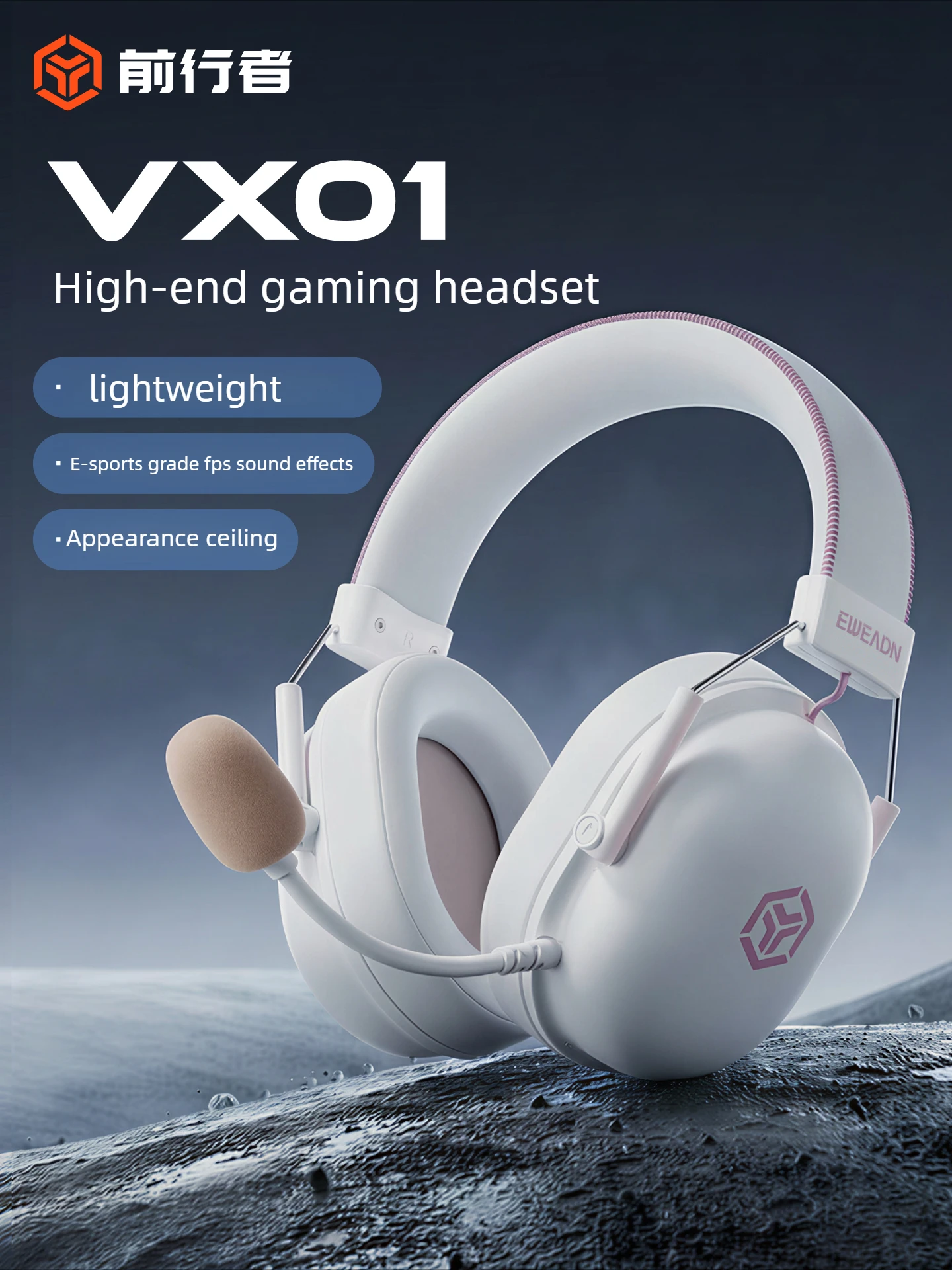 

EWEADN VX01 Bluetooth Headphones Built In Microphone Bluetooth 2.4G Wireless USB Type C Charging Port Comfortable Ear Headset