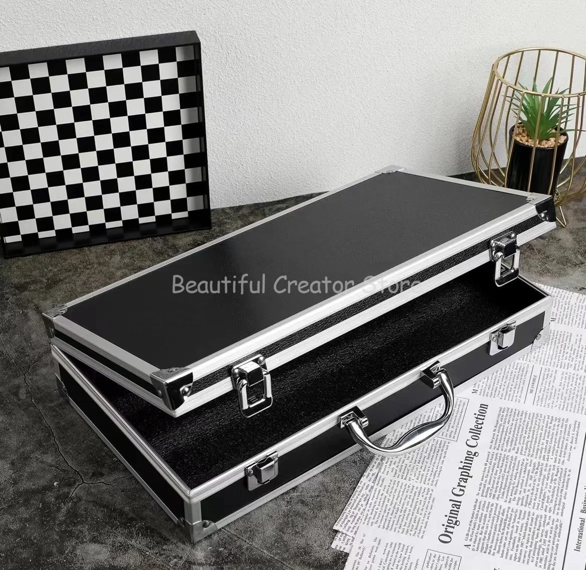 

Алюминиевый чехол, ящик для инструментов, водонепроницаемый ящик для инструментов для механика, жесткий чехол Пеликан, чемодан для пистолета, ящик для хранения инструментов с пеной