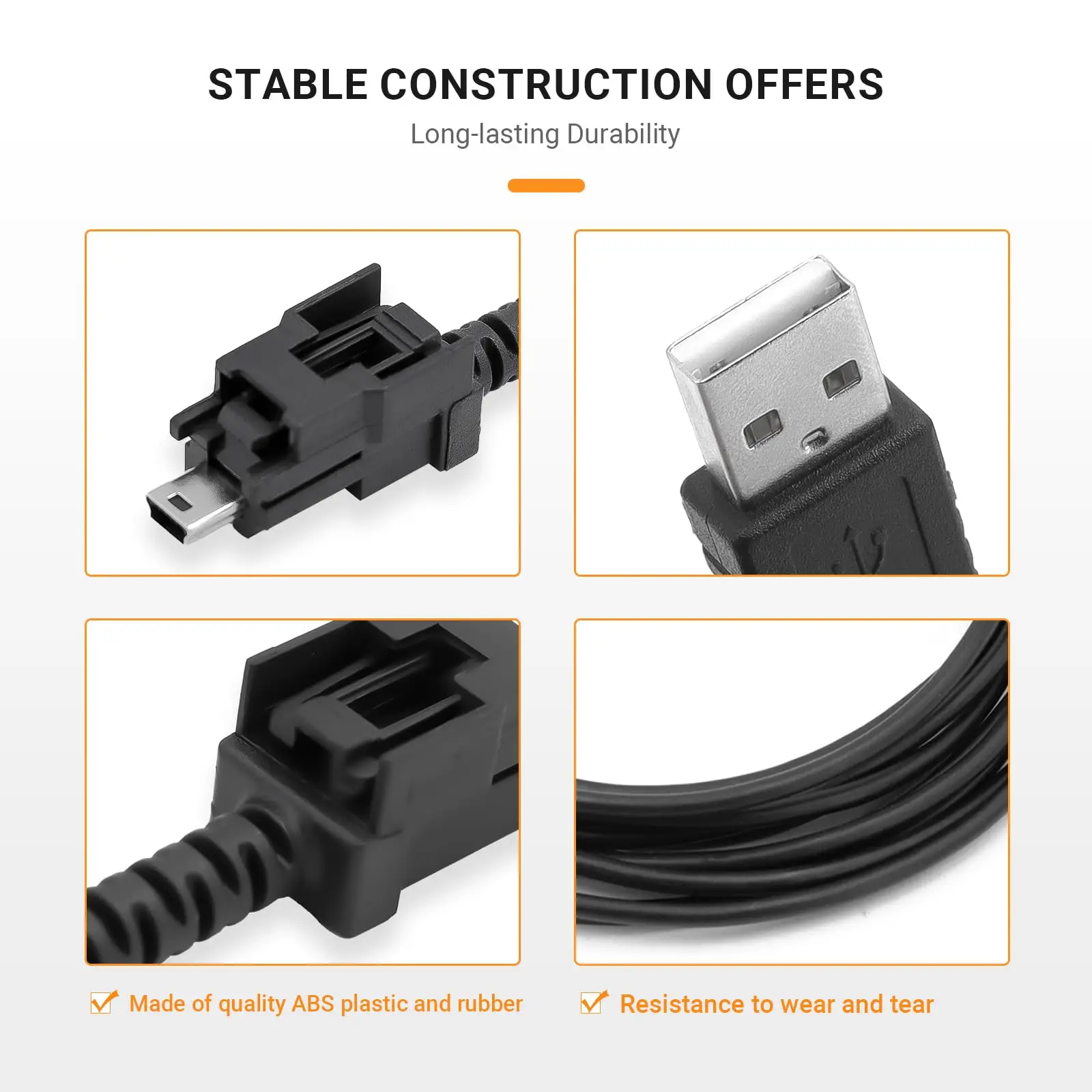 Picture 7: 404032 USB Replacement Cable for Nexiq Link 2 USB Link 3 Cummins Inline 7, Compatible with Standard Computer Port