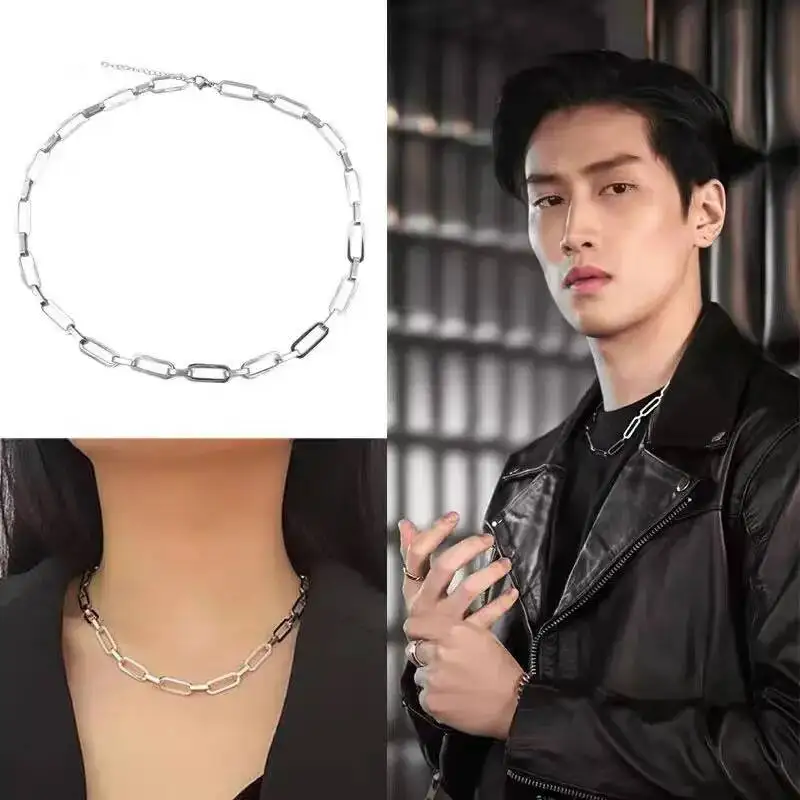 Thai drama VP bible Necklace cute biblebuild Necklace BBBuild trend fashion Titanium steel Necklace gift