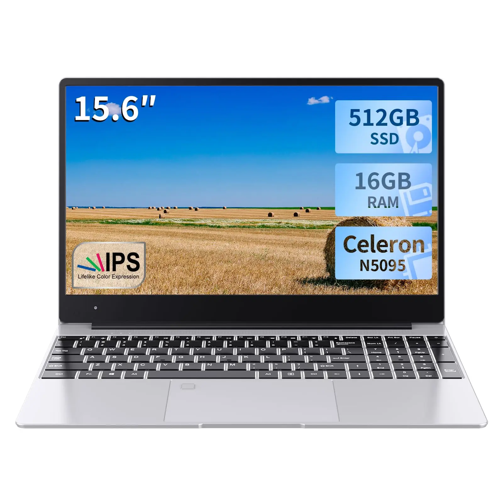 Imagem -06 - Portátil Ultra Fino 8gb 16gb Ram 256gb 512gb Ssd Intel N5095 Notebook Gamer 1900*1200 Display Computador de Escritório pc Windows 11 15.6