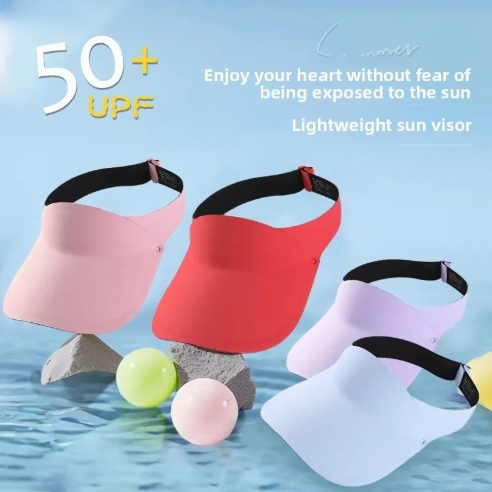 

Fashion Quick-dry Kids Sunshade Hat Seamless Anti-UV Summer Kid Sunhat Soft Solid Color Children's Sunscreen Cap Summer