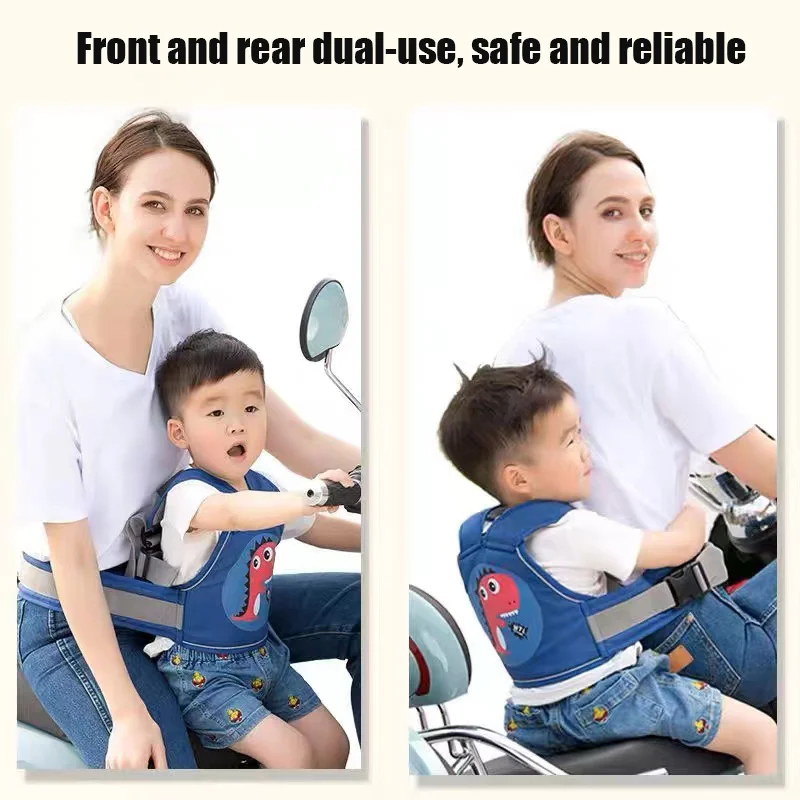 Motorcycle Bicycle Seat Belt Child Riding Straps Motorcycle Accessories Child Seat Belts Adjustable Anti-drop Protection Belt