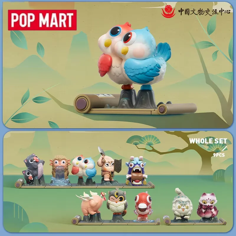 

POP MART Unfolding The Classics Series слепая коробка игрушки Mystery Box оригинальная фигурка Guess Bag Mystere милая кукла Kawaii модель подарок