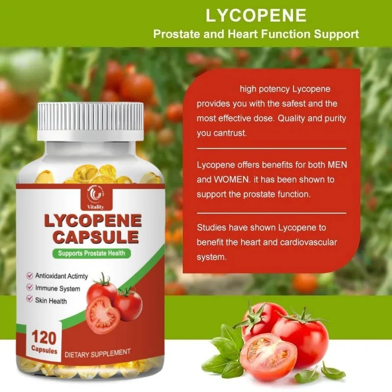 Vitaliteit 30/60/120 Stuks Lycopeen Capsule Reguleren Prostaat Urinestelsel & Lmmunity Gezondheid Lycopeen Supplementen