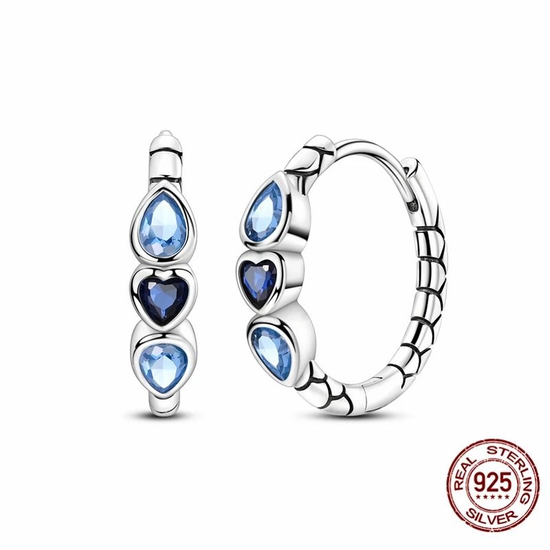 

Hot Selling 925 Sterling Silver Hoop Geometric Snake Pattern Earrings for Women Pretty Wedding Holiday Jewelry Gifts