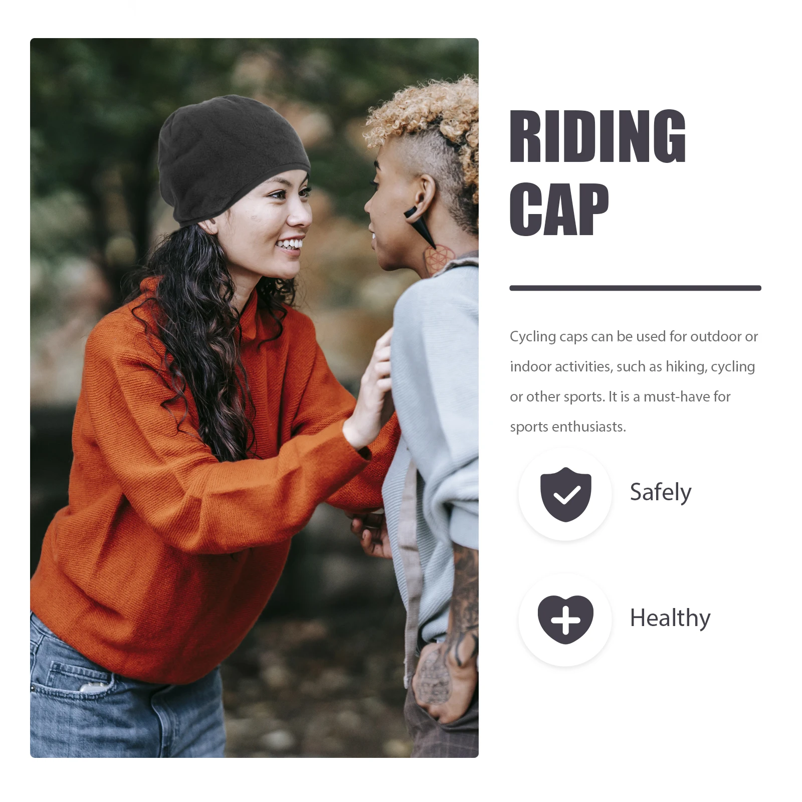 

Windproof and Warm Hat Women's Hats & Caps Outdoor Fashion Skiing Polar Fleece Good-looking Wearing Decor Pure Color