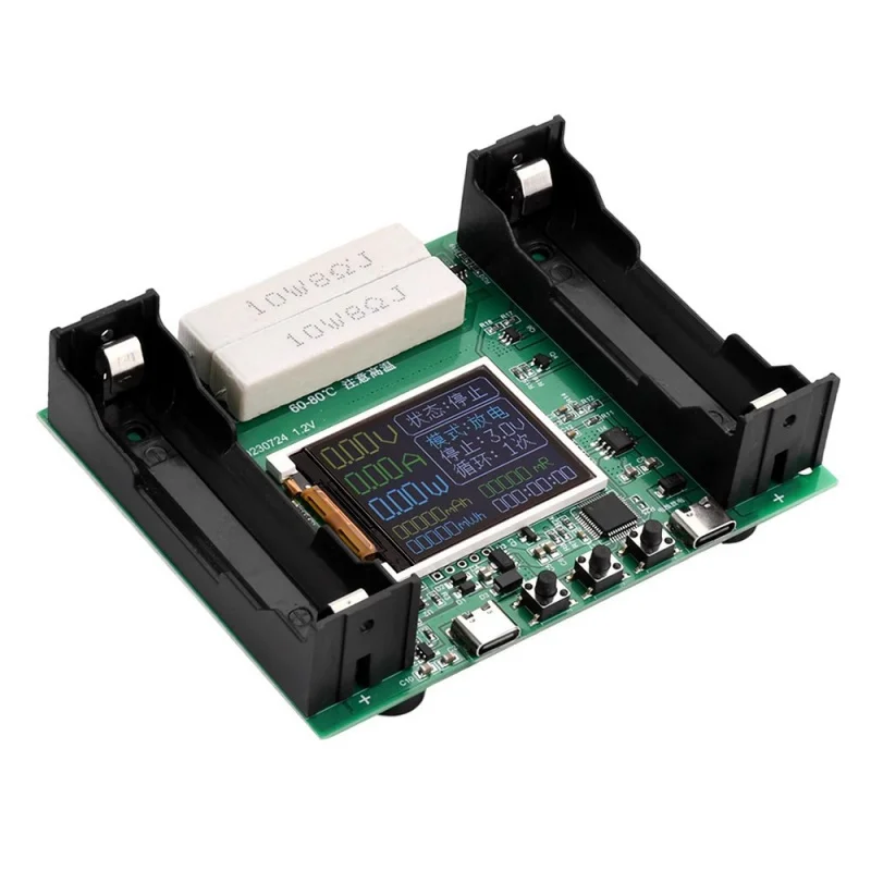 New 18650 Lithium Battery Tester, LCD Display, High Precision Capacity Internal Resistance Measuring Tool