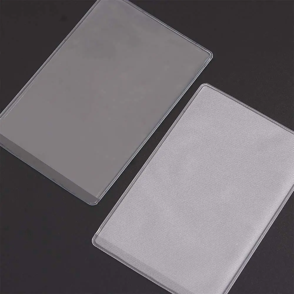 10Pcs/Set Waterproof Transparent PVC Card Cover Plastic Cardholder Case To Protect Credit Cards Porte Carte Bank Id Card Sleeve