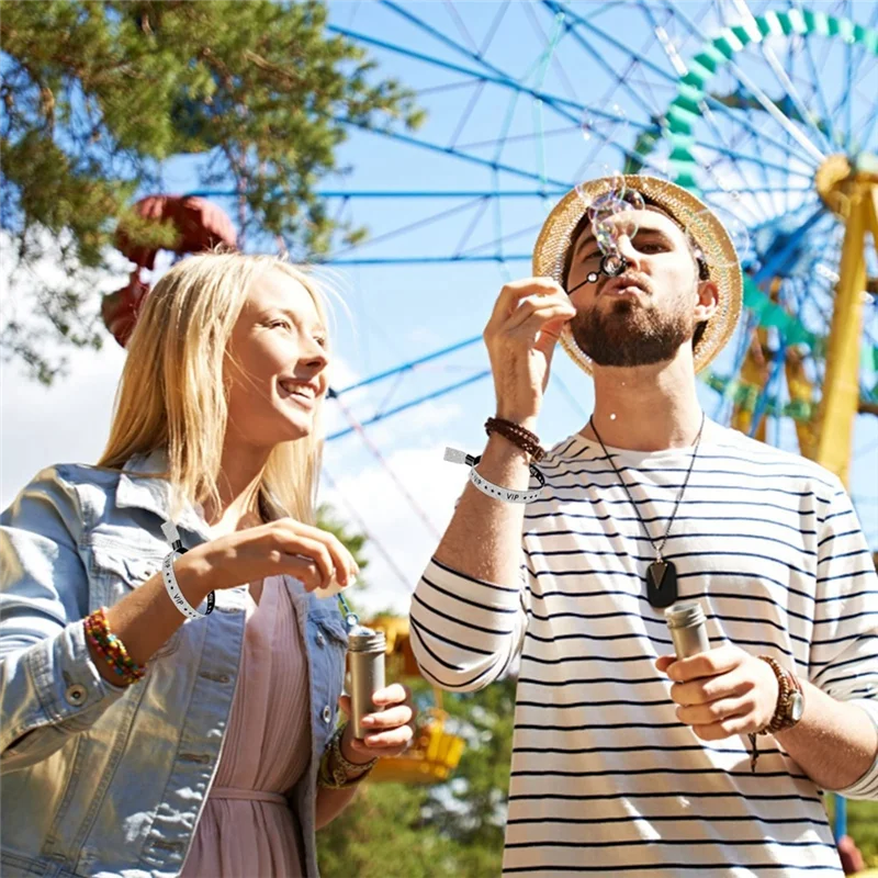 AED7-100 Pack VIP Cloth Event معصمه، أساور معصم من القماش بلون موحد، أساور معصم ملونة للأنشطة والحفلات