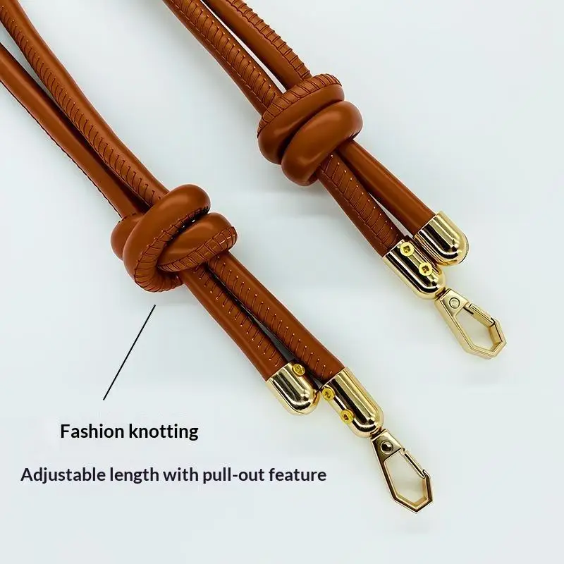 1Pc Adjustable Leather Purse Strap Adjustable Bag Strap Replacement With Metal Buckles For Shoulder Cross Body Bag