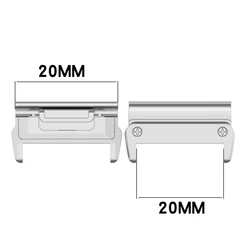 1 pcs Adapter For Garmin Fenix 7 7S 7X 8 Watchband Strap Connector Bracelet 316L Stainless Steel Accessories Quick release watch