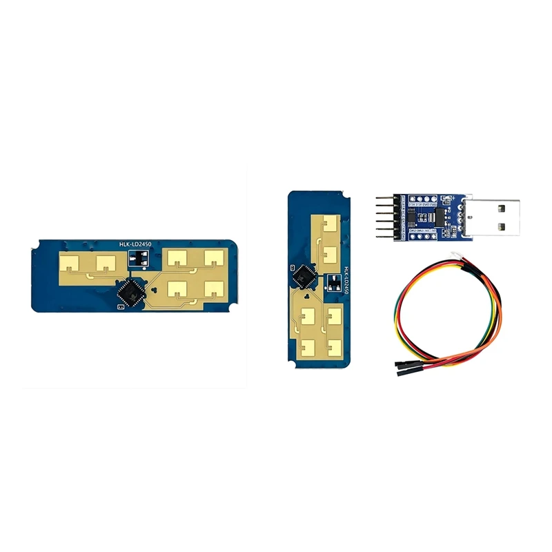 24G HLK-LD2450 Millimeter Wave Human Movement Tracking Radar Sensor Module LD2450 Sensing Distance 8M Smart Home B Easy Install