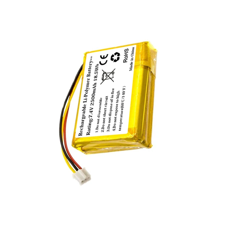 New 7.4V 2500mAh 104050-2S, 2ICP11/41/54 Battery For Philips B5/12, Fidelio B5, Fidelio HTL9100, Fidelio HTL9300, Fidelio E5 E6