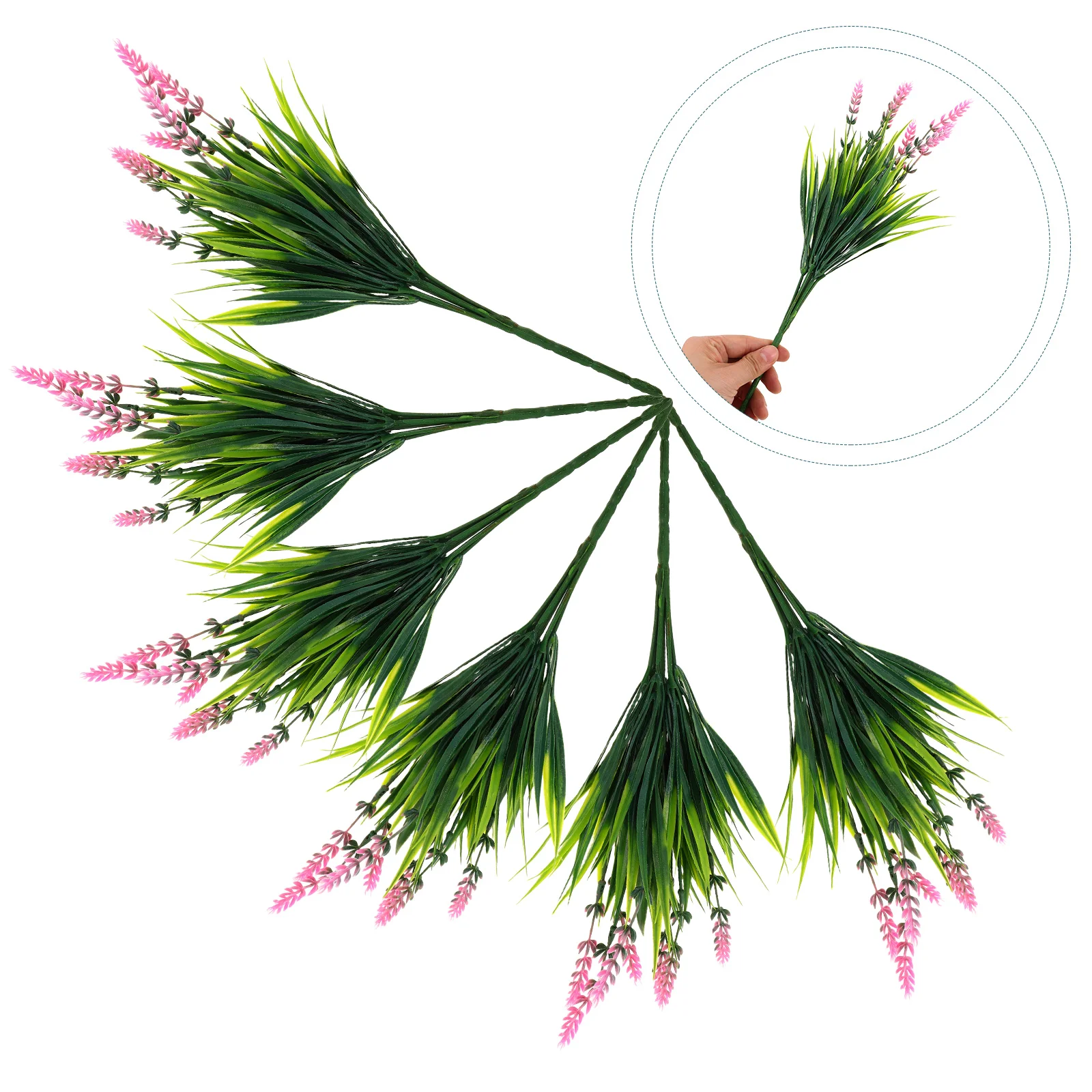 

10 Pcs Flower Arrangement Artificial Bouquet Flowers for Outdoors Plastic Lavender