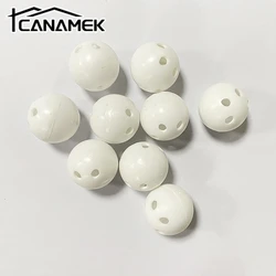 10 pz 24mm plastica sonaglio campana palle Squeaky giocattoli per bambini fai da te sonaglio perline rumore Maker riparazione Fix cane giocattolo accessori per animali domestici