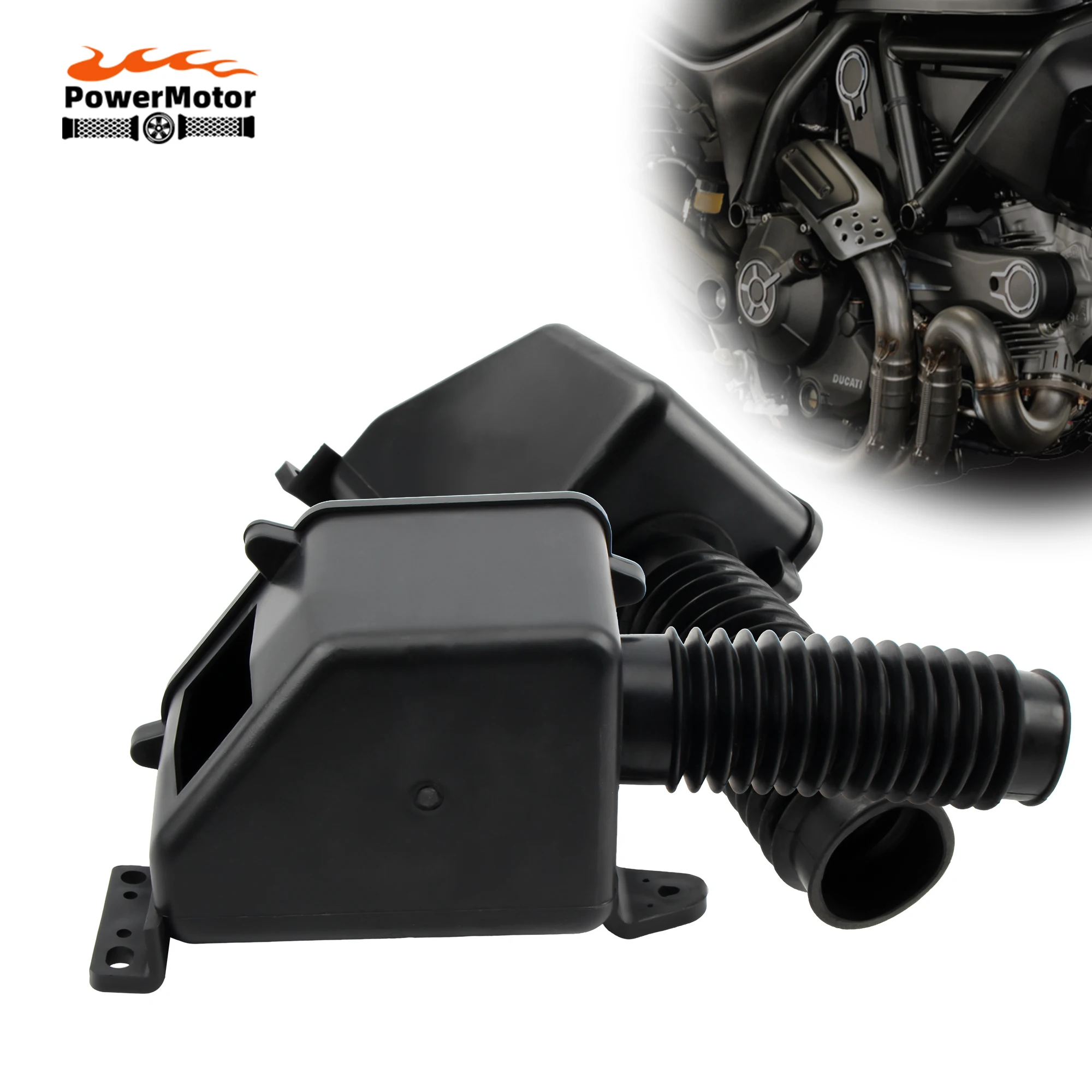 ATV UTV Air Filter Box Intake Cleane For 150cc-200cc EngineQuad  Go Kart Scooter Moped Replacement Motorcycle Accessories Parts