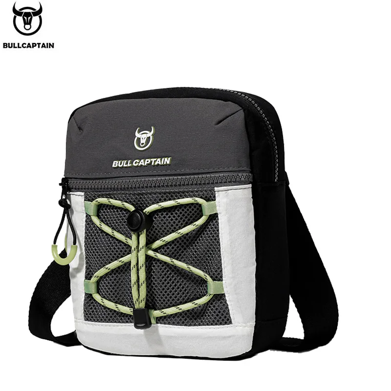 

BULLCAPTAIN Messenger Bags Men Shoulder Bag Fashion Fitness Sports Mobile Phone Storage Bag Casual Man's Handbag Sling Bag