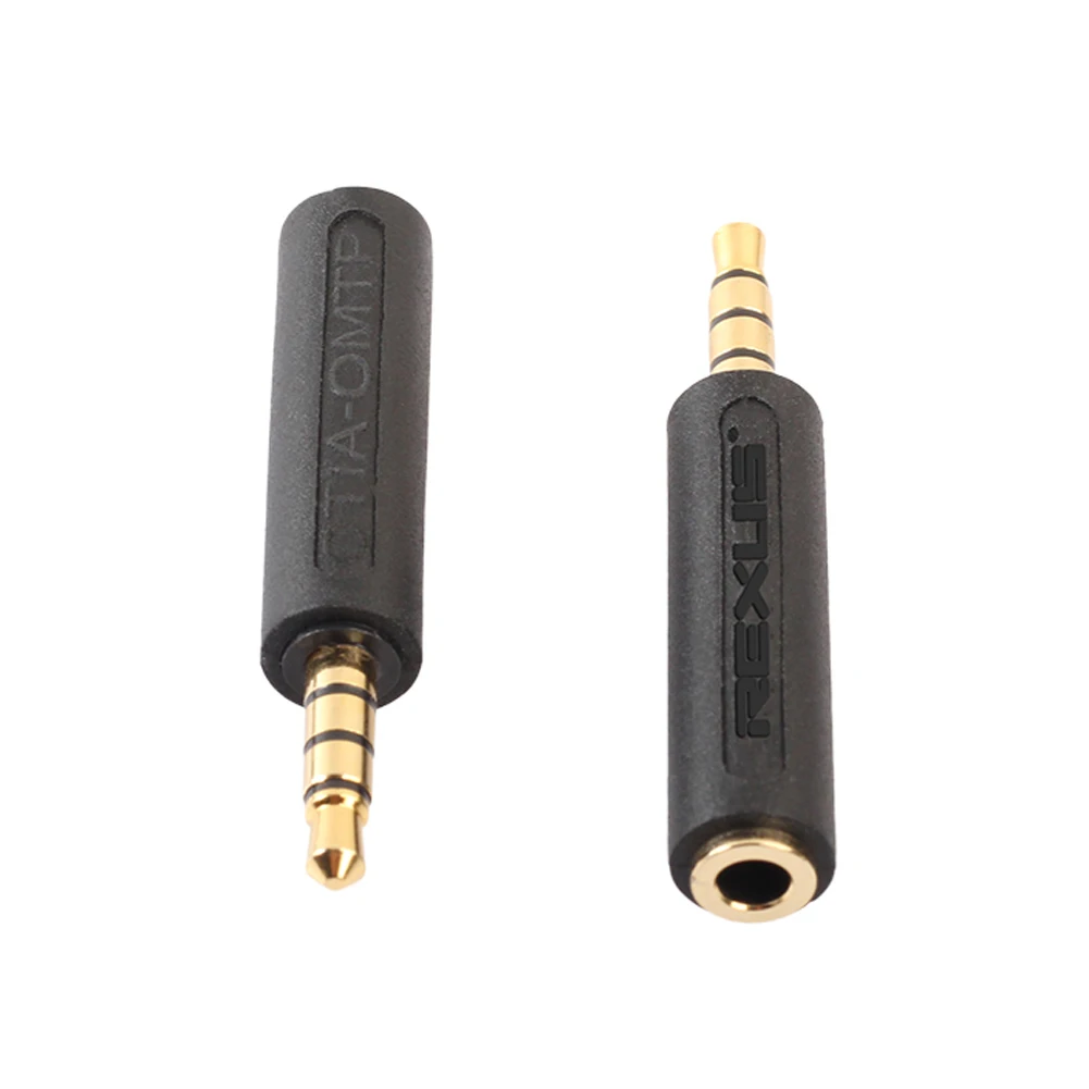 3.5mm OMTP To CTIA 이어폰 어댑터 케이블 범용 3.5mm 남성-여성 스테레오 어댑터 케이블 무손실 사운드 전송