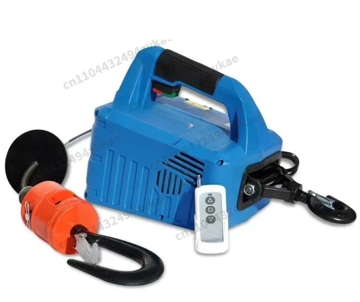 Wireless Remote Control 220v Mini Electric Hoist Portable Electric Winch