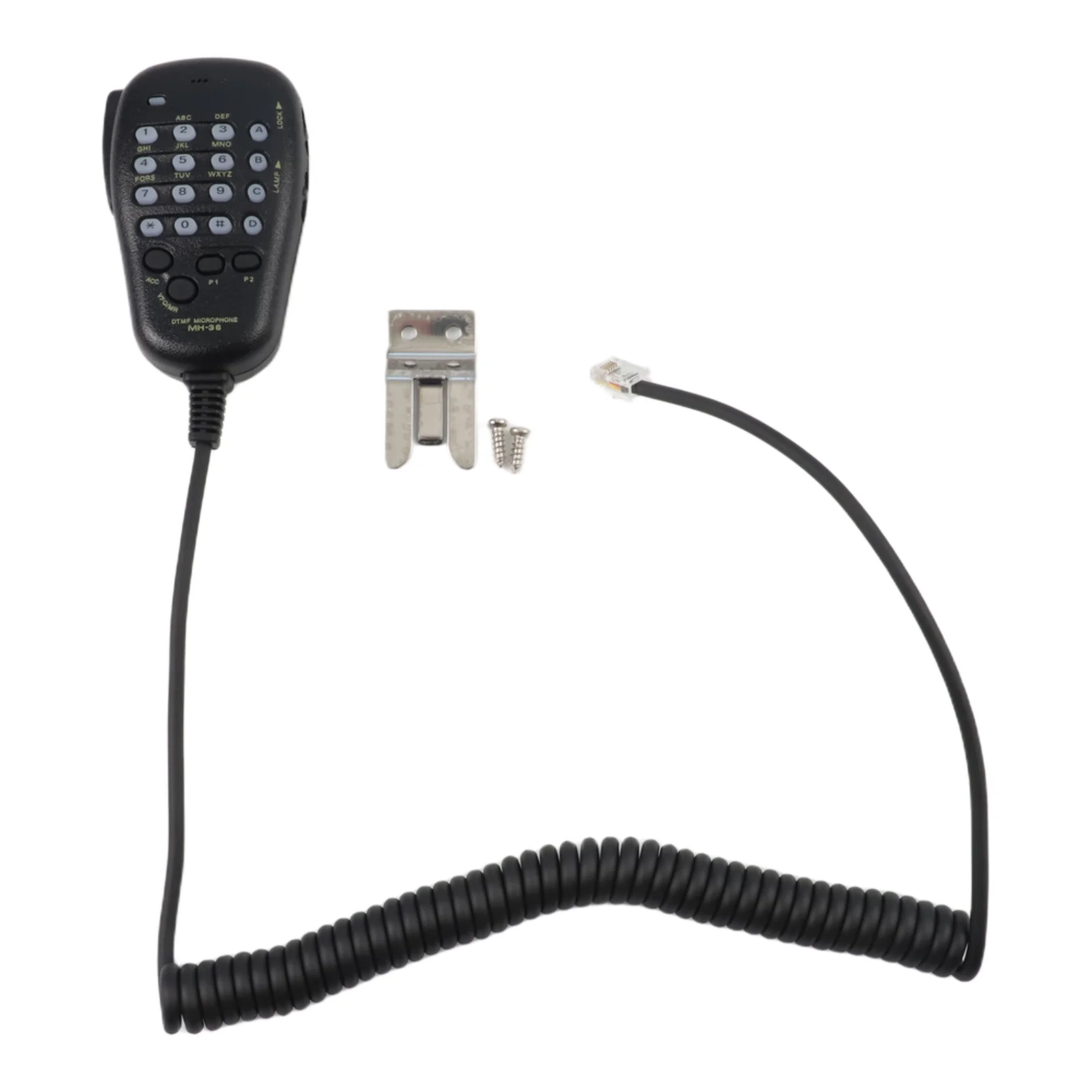 For YAESU MH-36 Replacement Mic with Backlit Keypad and Programming for FT-2600M FT-3000M FT-8000R FT-8800R FT-8900R Radios