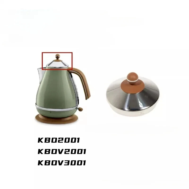 Bollitore elettrico in acciaio inossidabile con coperchio colorato, bollitore per caffè, KBO2001, KBOV3001, accessori adatti per Delonghi