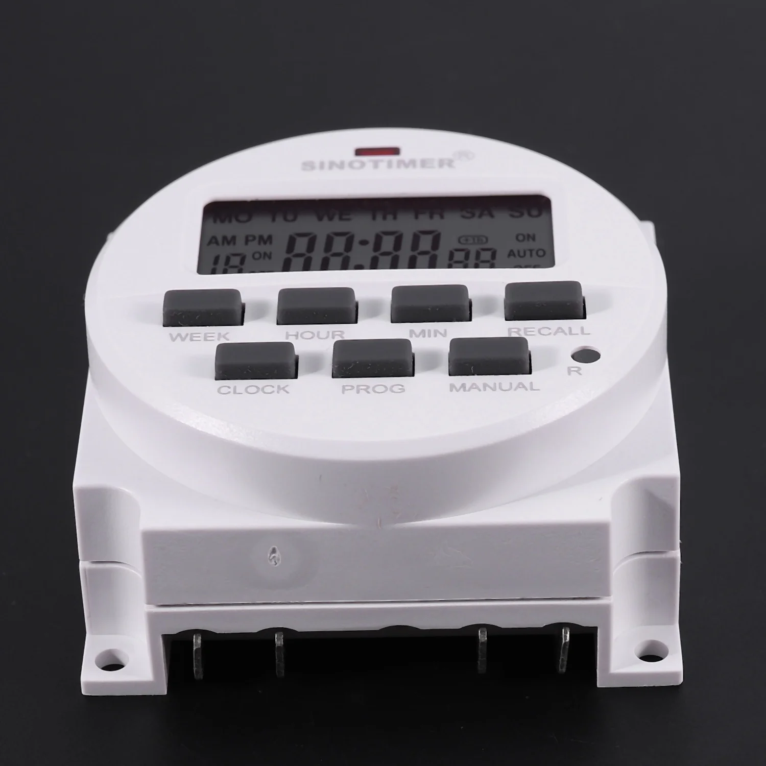 Sinotimer Tm618H-2 220V Ac Digital Time Switch Output Voltage 220V 7 Day Weekly Programmable Timer Switch For Lights Application