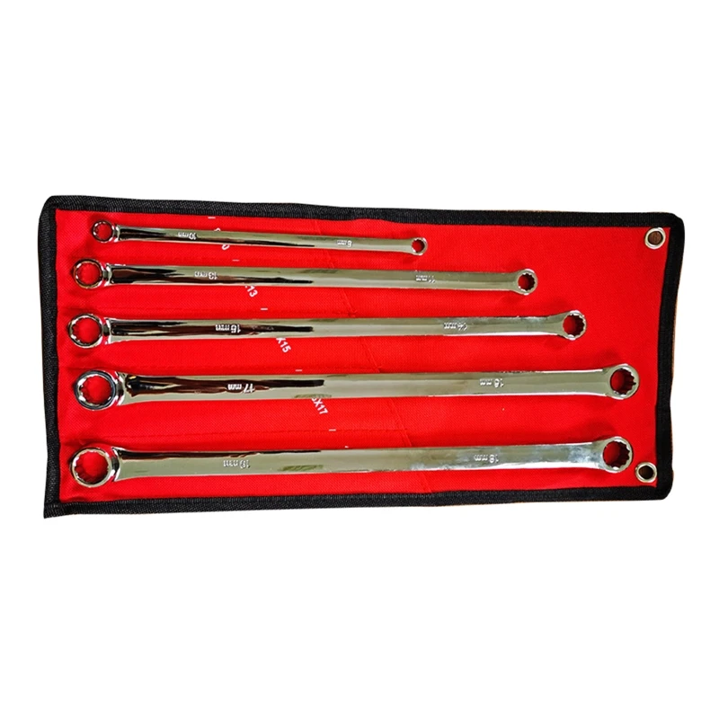5 Pcs for Extra Long Double Box End Wrench Vanadium Steel Aviation Wrench