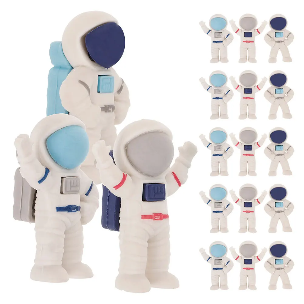 

36 Pcs Astronaut Eraser Cute Erasers for School Fun Miniature Supplies Bulk Tpr Child Stationery Cartoon