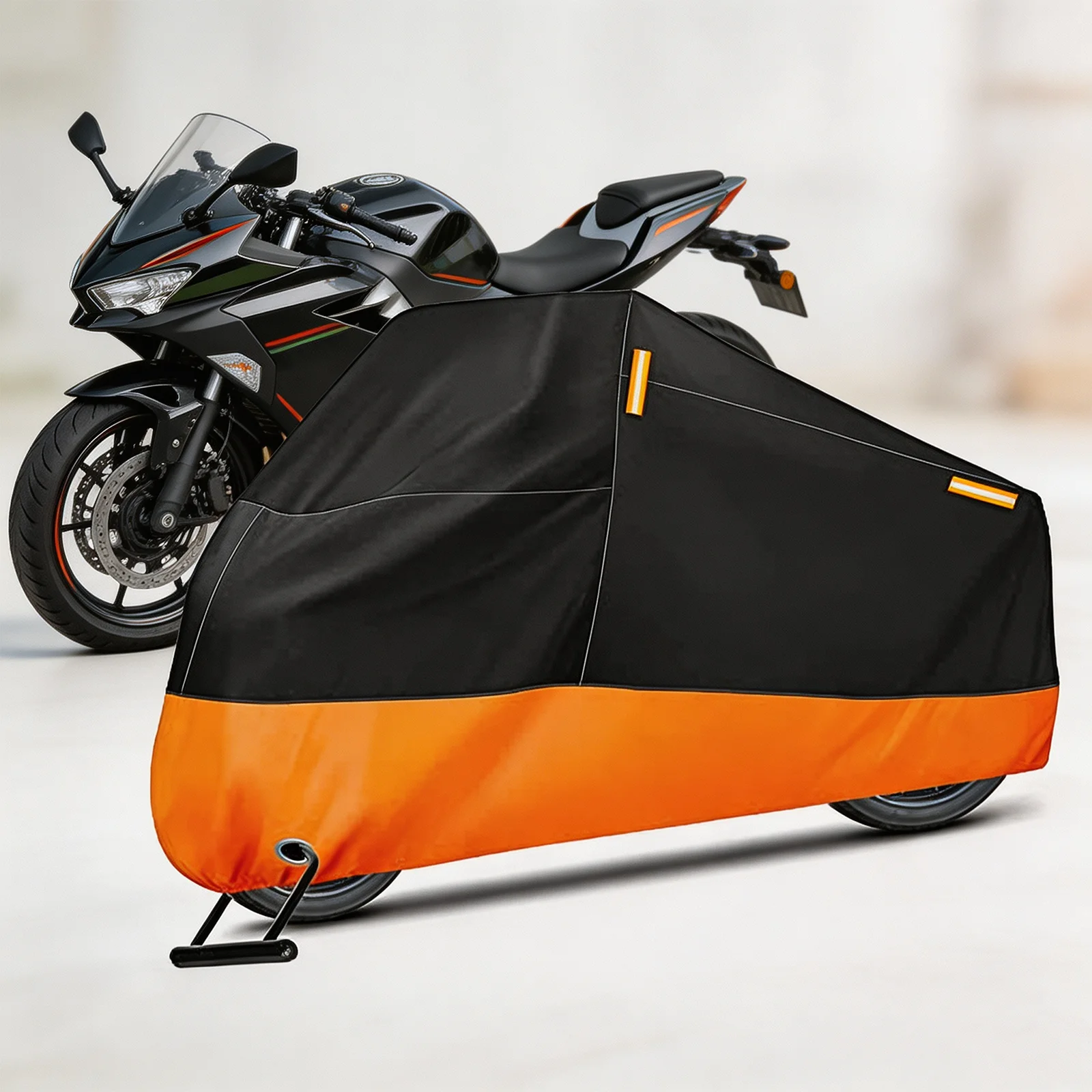 For Kawasaki Z650 Z750 Z800 Z900 Z1000 Z250 Z400 Motorcycle Waterproof Cover 210D Protective Dust Rain Sunshade Cover All Season