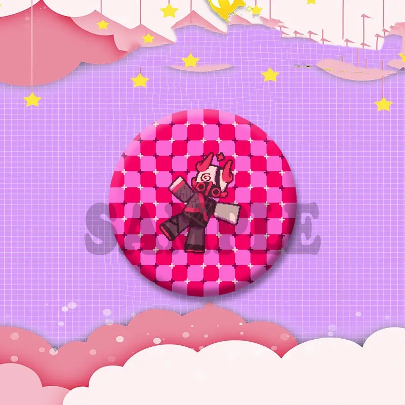 Lustiges Subspace Sword Medkit Meme Abzeichen Anime Game P-Phighting Anstecknadeln Cartoon Brosche für Tasche Hut Ornament Freund Schmuck Geschenk – Detail 7