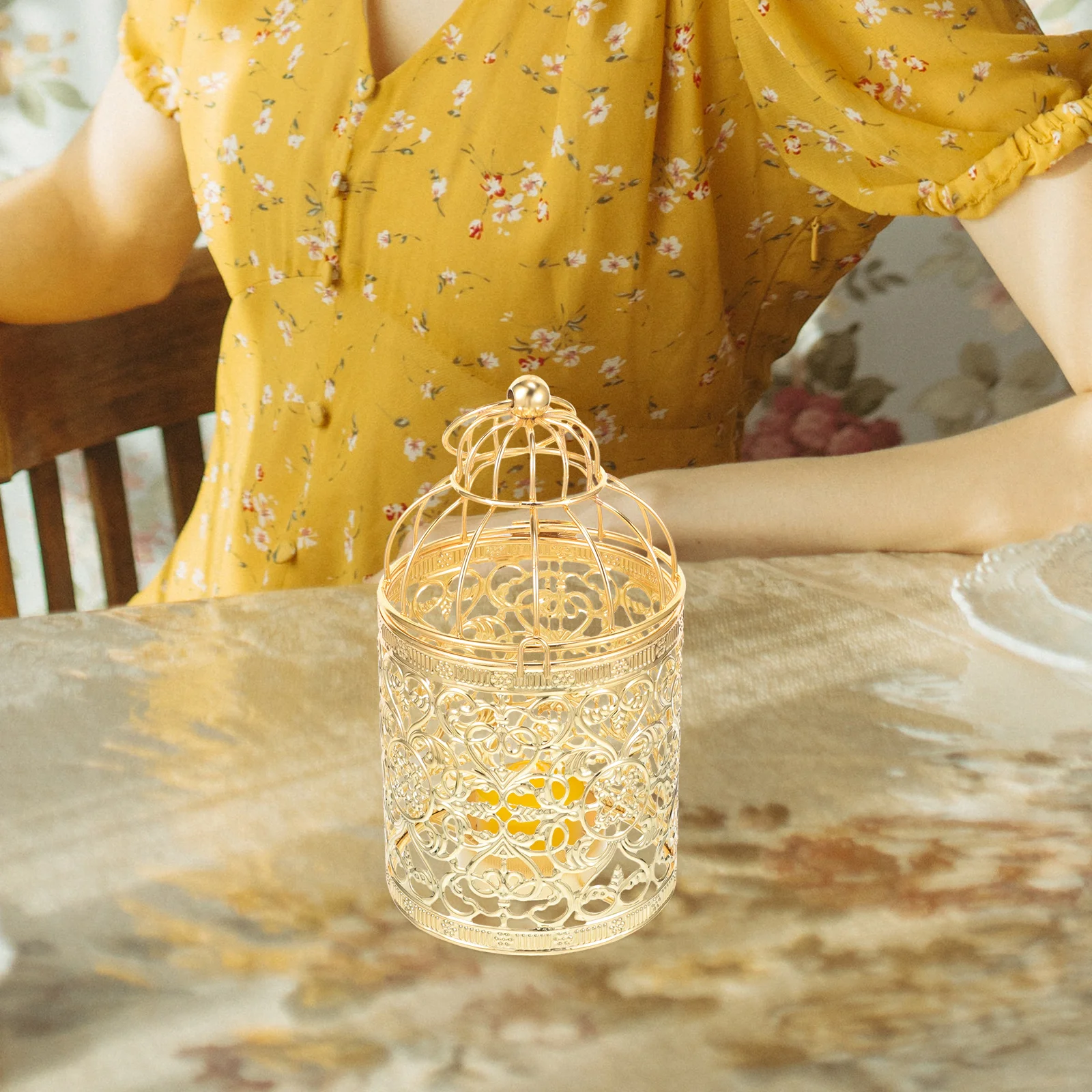 

Iron Tealight Holder Metal Birdcage C St Vintage Decorative Metal St Bird Cage C Holder for