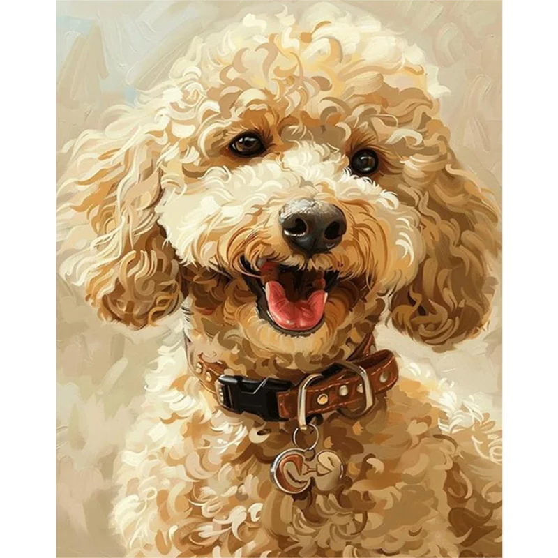 Impasto Oil Painting Cute Pet Dog Cat Portrait Jigsaw Puzzle Animal Art Home Wall Decor Gift For Pet Lovers Family Relax Game