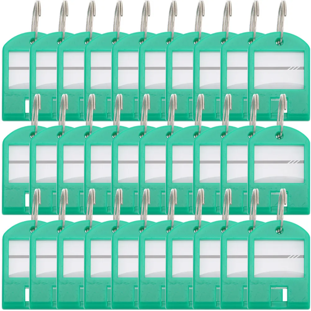 

35Pcs Plastic Key Tags Numbered Key Label Tags Classification Identifier Label Tag for Keys Luggage Bag Organizer