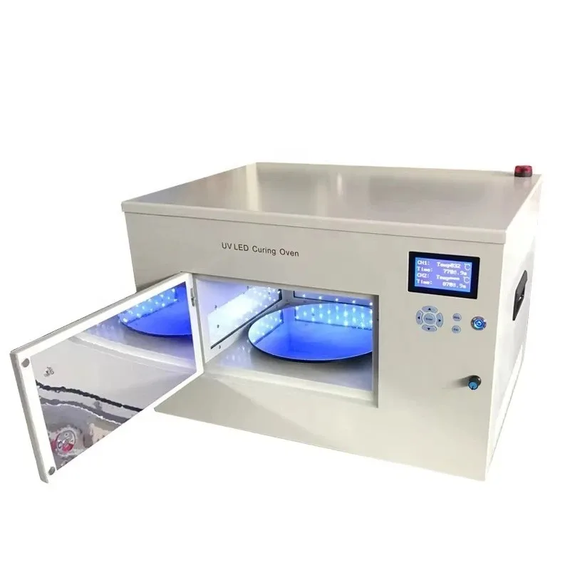 Rotatable UV Curing Chamber – Dual 365+385nm LEDs for Resin, Epoxy & Adhesives, Custom Sizes Available