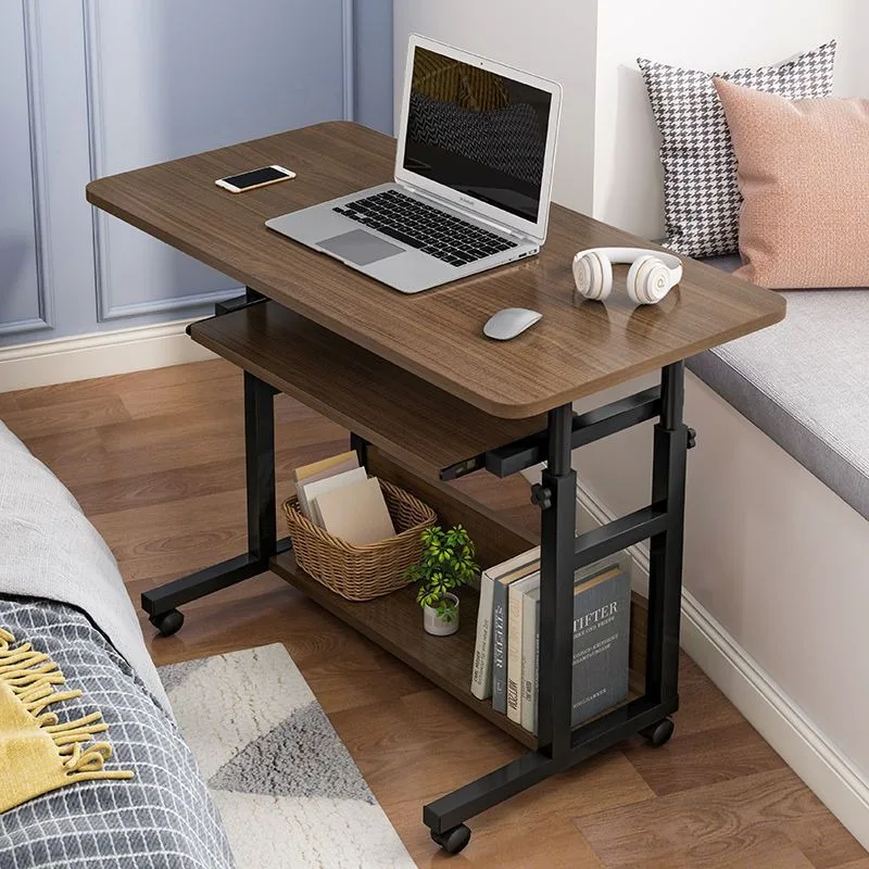 Movable Lifting Computer Table, Portable Lazy Desk for Bedroom Dormitory Household Study Use