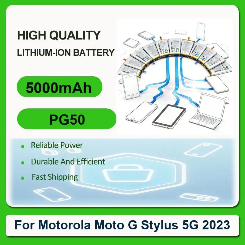 Batería para Motorola Moto Edge 50 Pro XT2403 E6 Play XT2029 XT2029-1 Edición estadounidense, puerto de carga derecho, toma izquierda G4 E4 XT1766 XT1607
