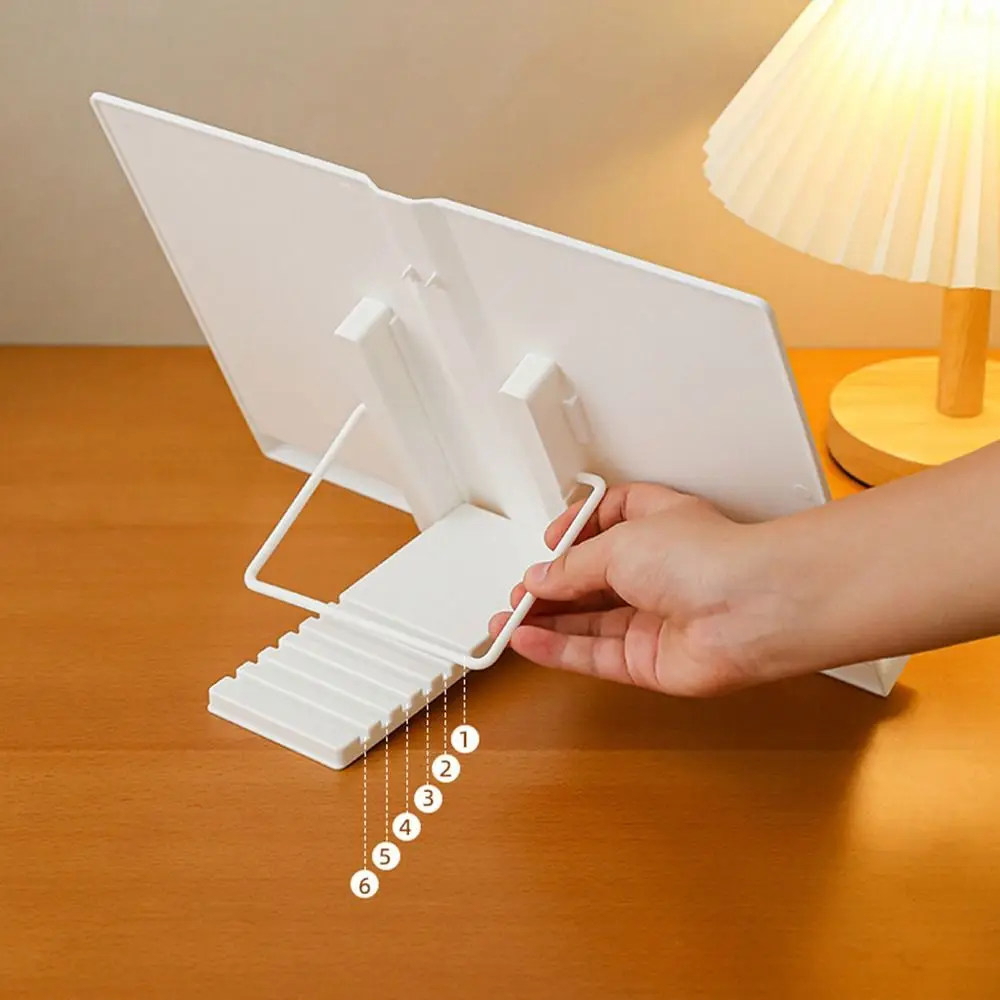 Gifts Tablet Stand Desktop Reading Rack Large Size Solid Color Children's Reading Stand Adjustable Book Clip Fixed Stand