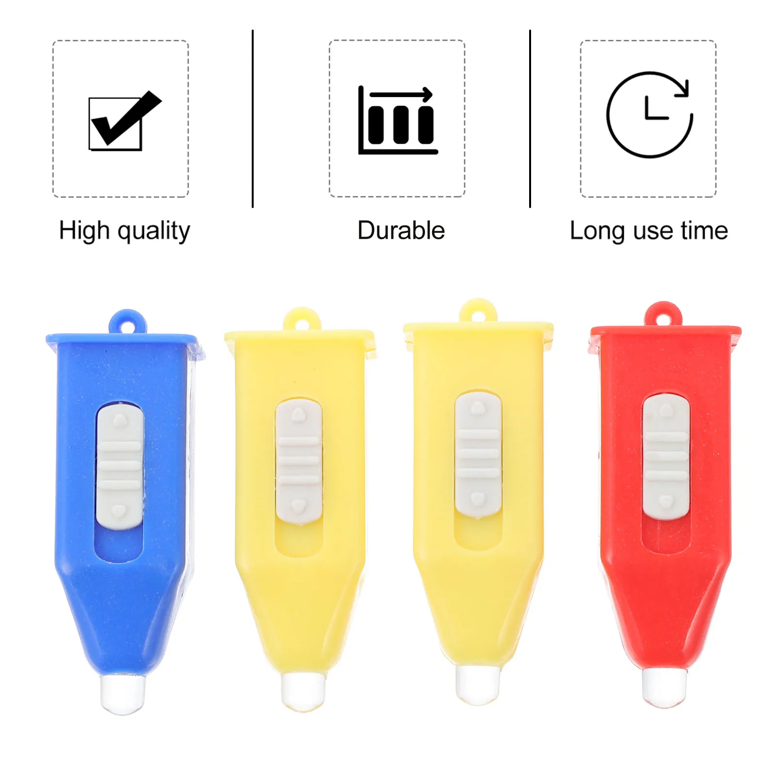 4Pcs 안티 블루 라이트 감지 라이트 안경 테스트 램프 프리미엄 소재 눈 보호 컴퓨터 시각 증후군 테스트 램프