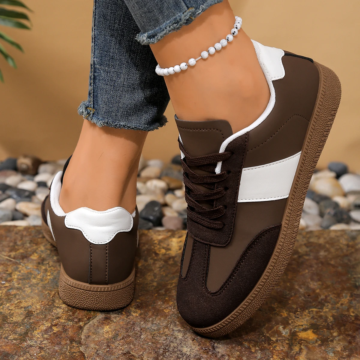 Women's Spring New Classic Solid Color Flat Shoes 2026 Everyday Office Shopping Slip-on Comfortable Vulcanized Shoes Sizes 36-45