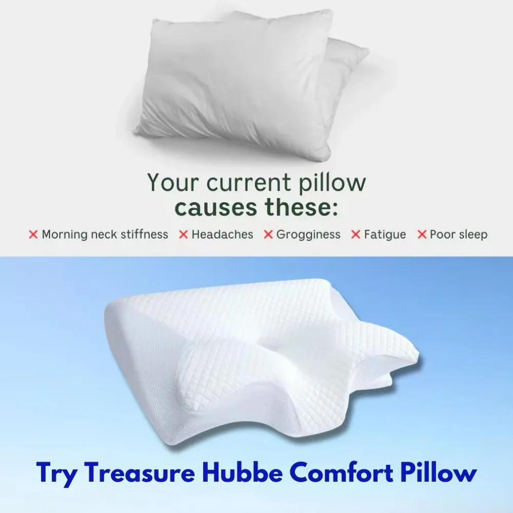 Memory Sleep Neck Pillow Slow Rebound Comfortable Memory Foam Sleep Pillow Cervical Orthopedic Neck Massage Bed Pillow