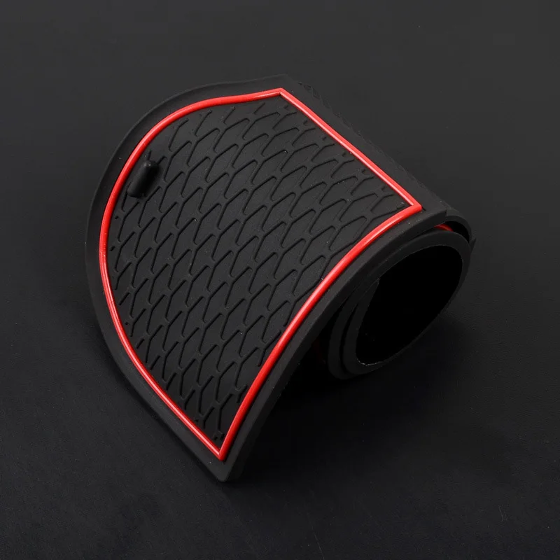 Gate Slot Mat Anti-Slip Door Groove Pad For Subaru Forester 2019-2021 Interior Decoration Car-styling Acccessories