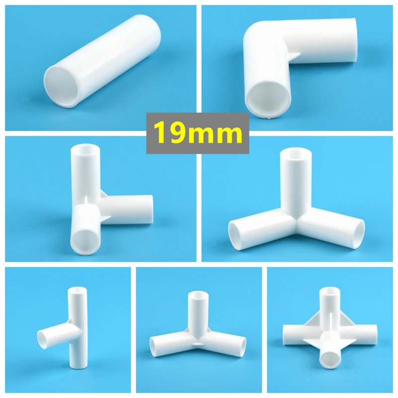 10-50 PCS ID 8mm 12mm 16mm 19mm Pipes Fittings Interface Accessories DIY Tube Connectors Fish Tank Accessories Garden Bracket