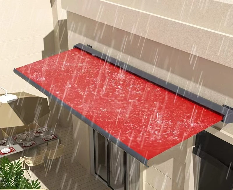 

Электрический тент, навес, телескопический автоматический пульт дистанционного управления, навес из алюминиевого сплава, двор, балкон, патио, открытый