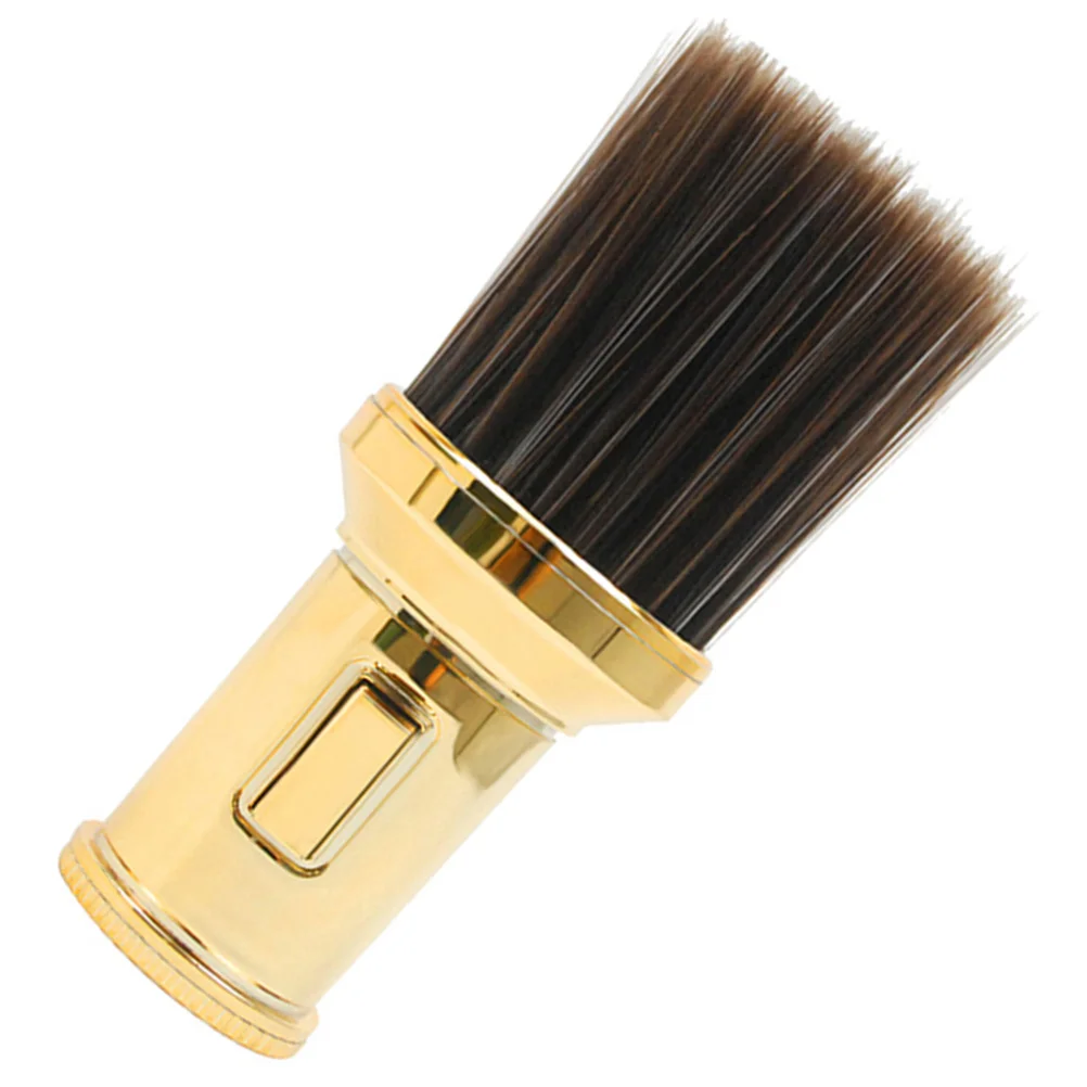 

Duster Body Powder Brush Broken Hair Shaving Remove Salon Cleaning Golden Barber Cleaner Man