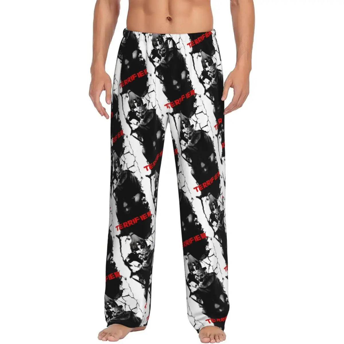 

Custom Men T-Terrifiers Horror Movie Pajama Pants Printed Sleep Sleepwear Bottoms with Pockets